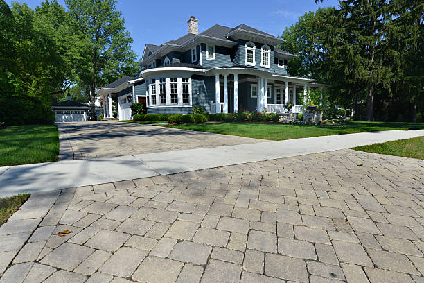 Permeable Paver Driveway in Southport, CT